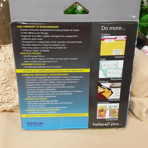 Epson Label Works LW-300 - Picture 3 of 3